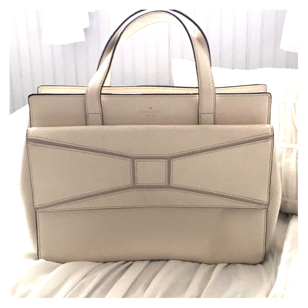 White kate spade handbag